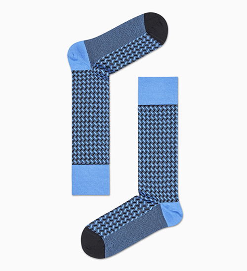 ハッピーソックス Dressed Basket Weave Sock